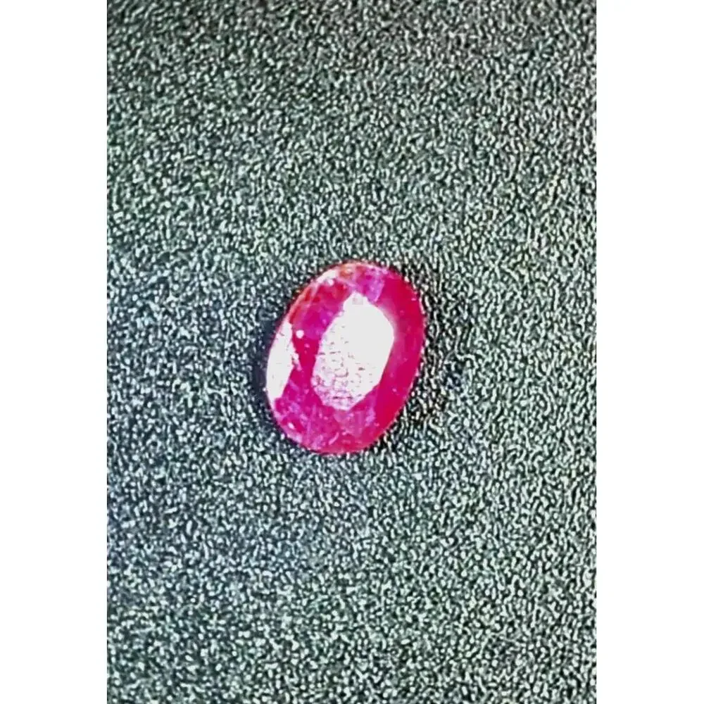 100% Natural Certified‎ Corundum Ruby Oval Non Treated 1.27ct